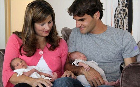 roger federer kids twins children 6
